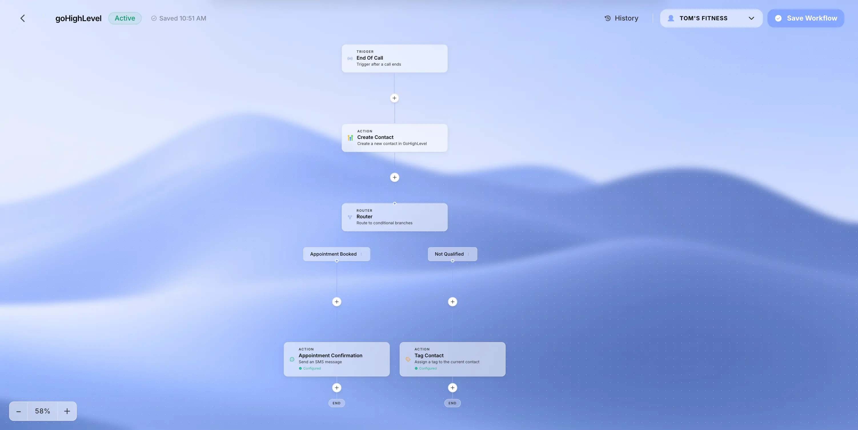 Composer view - Wave Runner platform